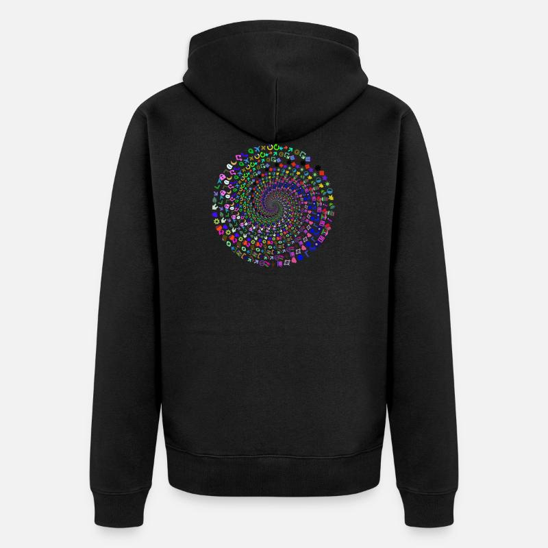 choses - Veste à capuche bio Premium Unisexe - noir