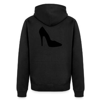 shoes highheels schoes flipflops boots boots stiefel68 - Unisex Premium Organic Zip Hoodie - black - Back - Nico (187cm)