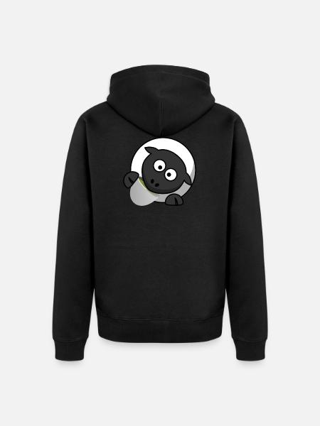tea breakfast breakfast coffee87 - Unisex Premium Organic Zip Hoodie - black