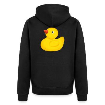 bath bath bathtub bathtub shower shower36 - Unisex Premium Organic Zip Hoodie - black - Back - Nico (187cm)