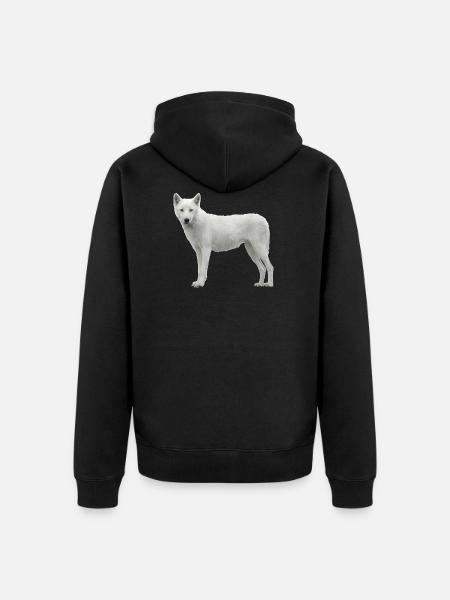 Loup - Veste à capuche bio Premium Unisexe - noir