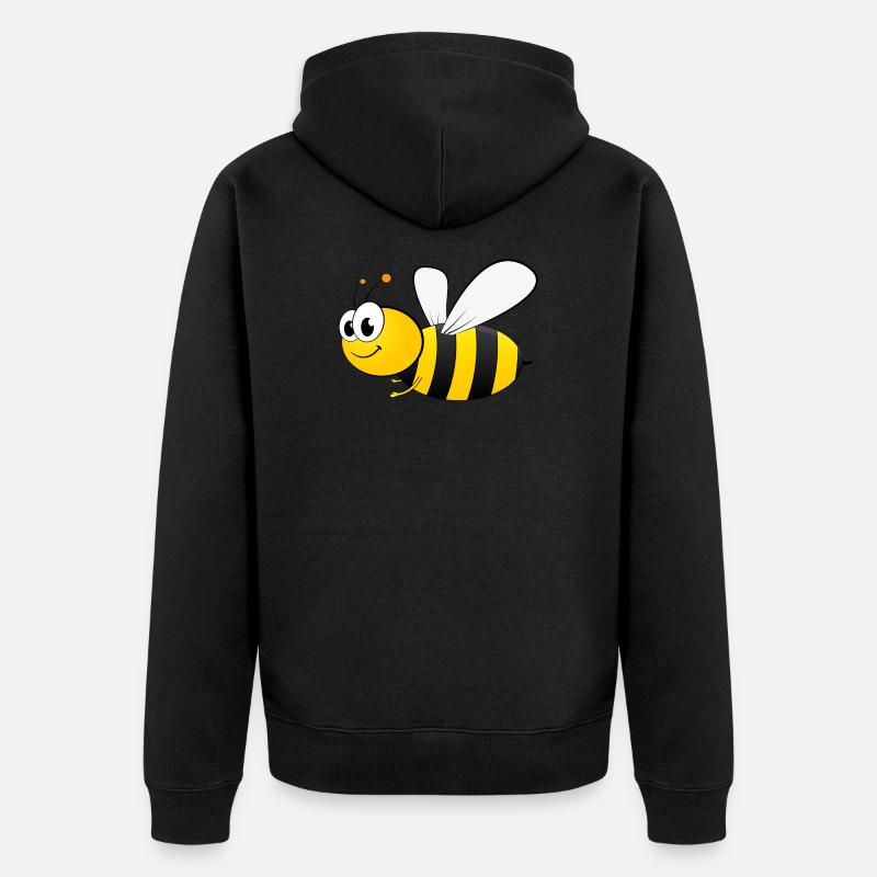 fleißiges Bienchen - Veste à capuche bio Premium Unisexe - noir