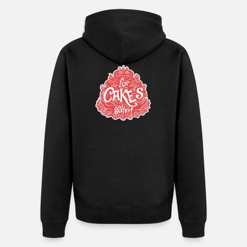 Pour les gâteaux Sake - Veste à capuche bio Premium Unisexe - noir