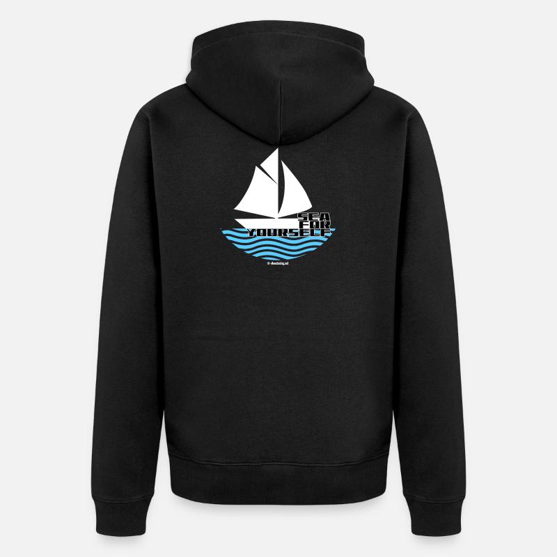 Sea For Yourself - Veste à capuche bio Premium Unisexe - noir