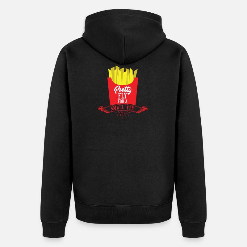 Français Pretty Fly - Veste à capuche bio Premium Unisexe - noir