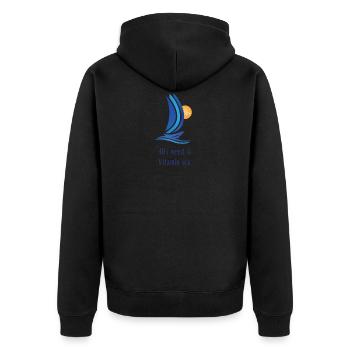 All i need is vitamin sea - Veste à capuche bio Premium Unisexe - noir - Dos - Nico (187cm)