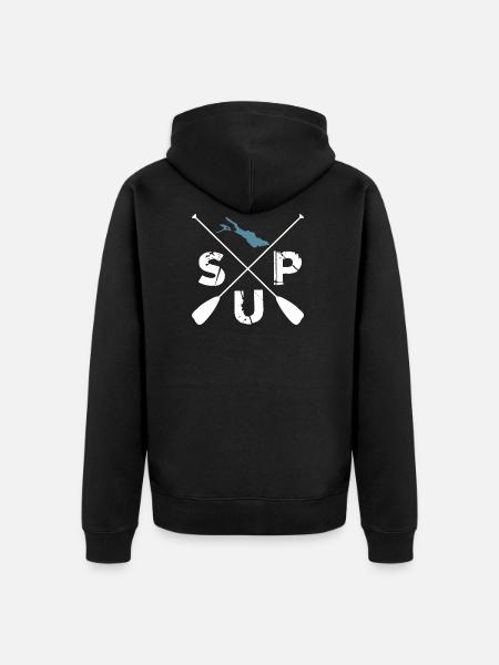 SUP - Unisex Premium Bio Zip Hoodie - Schwarz