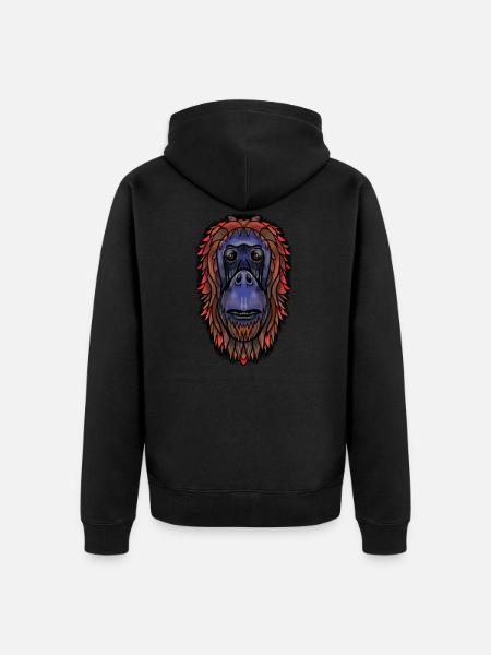 Butler by Jon Ball - Unisex Premium Organic Zip Hoodie - black