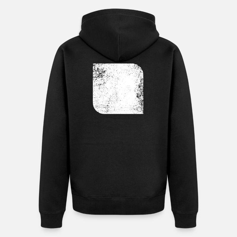 SHAPES SHAPES GRUNGE - Veste à capuche bio Premium Unisexe - noir
