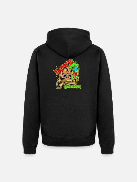 Love Poison Gift - Unisex Premium Bio Zip Hoodie - Schwarz