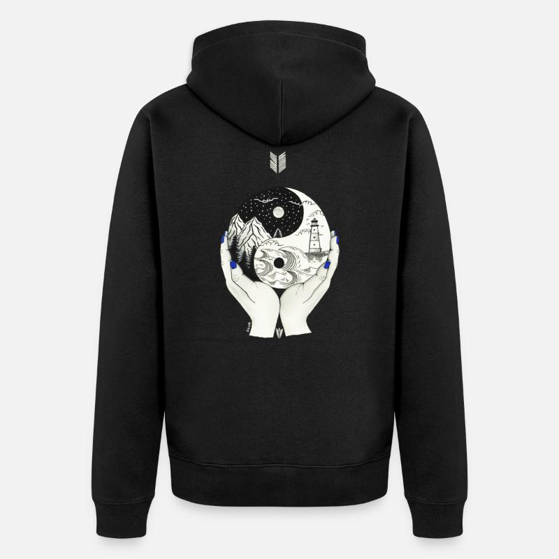 Hold your Dreams - Veste à capuche bio Premium Unisexe - noir