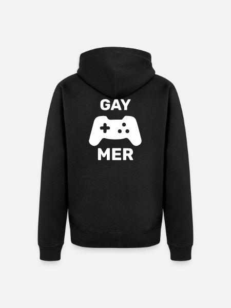 Gay Mer - Unisex Premium Organic Zip Hoodie - black