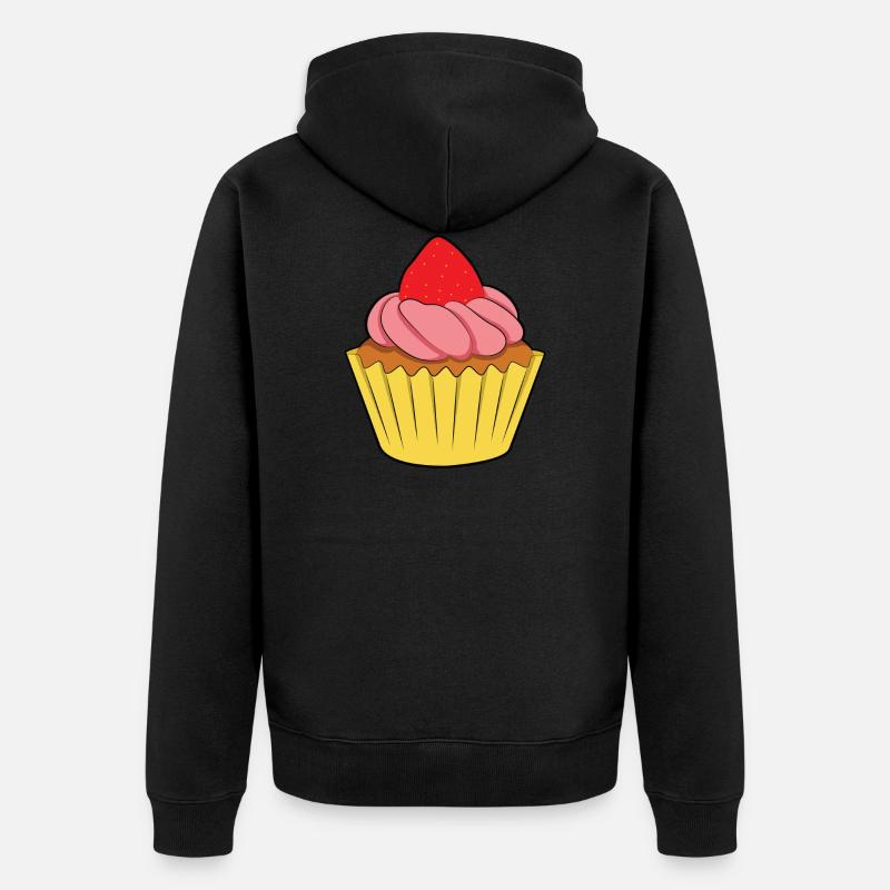Cupcake - Veste à capuche bio Premium Unisexe - noir