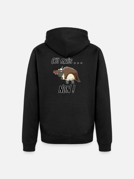 Oui mais Non! - Veste à capuche bio Premium Unisexe - noir