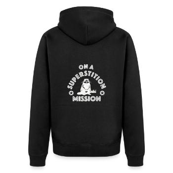 En mission de superstition avec Marmot - Veste à capuche bio Premium Unisexe - noir - Dos - Nico (187cm)