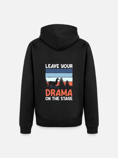 Theater Acting Director Broadway - Unisex Premium Organic Zip Hoodie - black