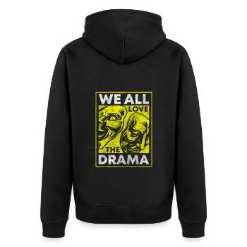 Théâtre Théâtre Théâtre Ami Broadway - Veste à capuche bio Premium Unisexe - noir - Dos - Nico (187cm)