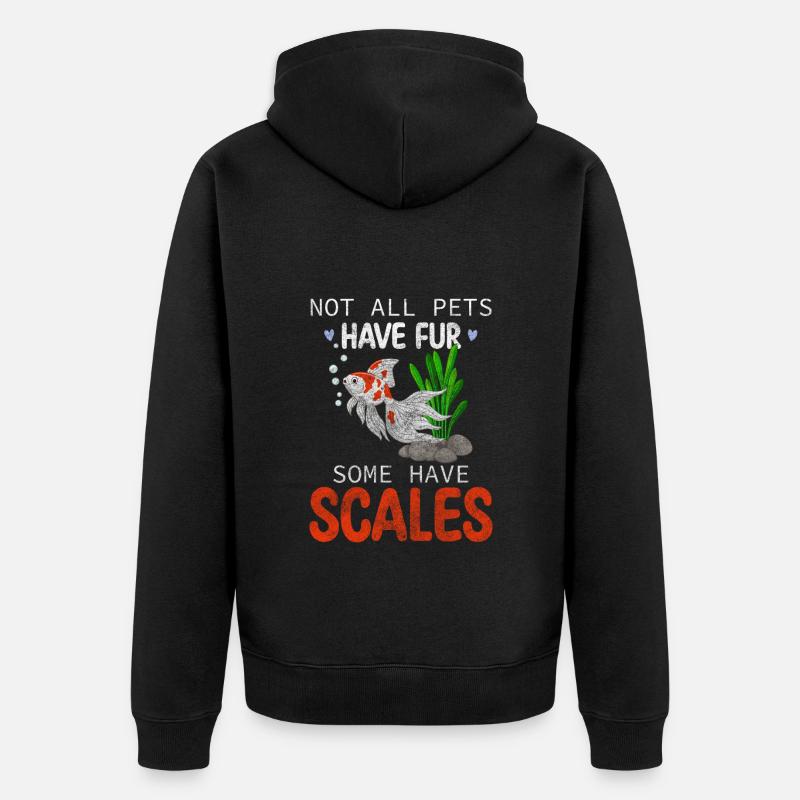 Pisciculture - Veste à capuche bio Premium Unisexe - noir