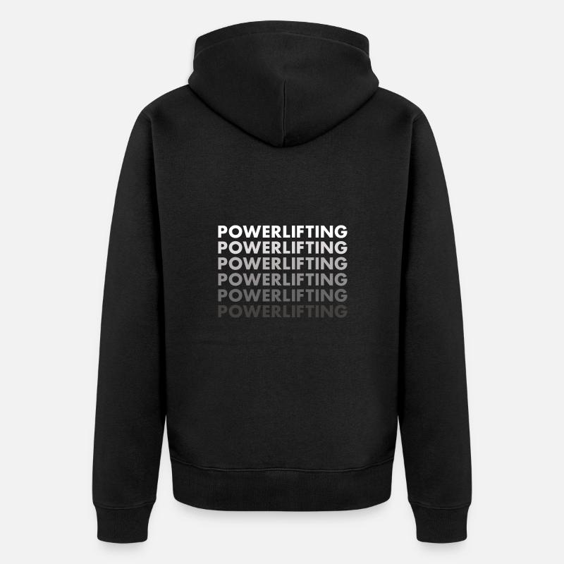 Dynamophilie sportive - Veste à capuche bio Premium Unisexe - noir