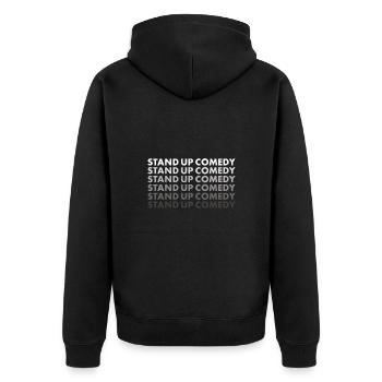 Comédien Comédie Stand Up - Veste à capuche bio Premium Unisexe - noir - Dos - Nico (187cm)