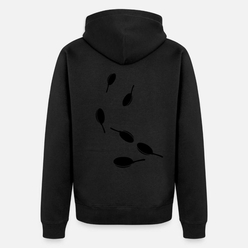 Icône Pan - Veste à capuche bio Premium Unisexe - noir