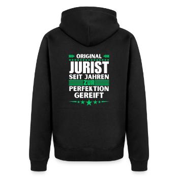 Avocat mûri à la perfection - Veste à capuche bio Premium Unisexe - noir - Dos - Nico (187cm)