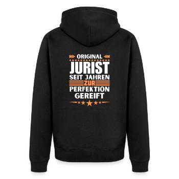 Avocat mûri à la perfection - Veste à capuche bio Premium Unisexe - noir - Dos - Nico (187cm)