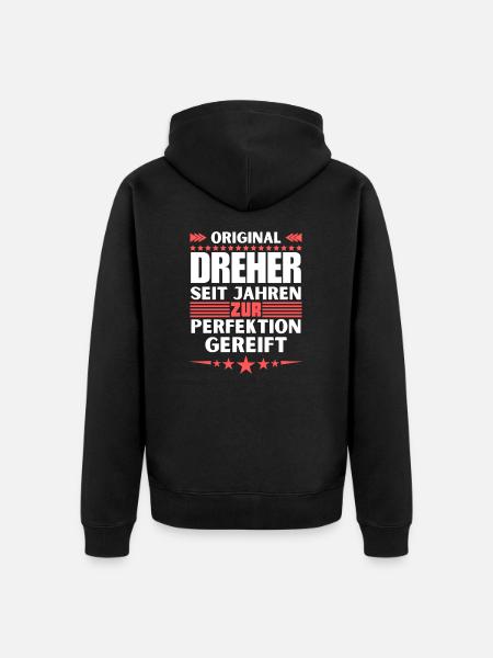 Turner matured to perfection - Unisex Premium Organic Zip Hoodie - black