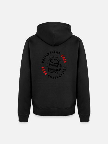 Polterabend 2025 - Unisex Premium Bio Zip Hoodie - Schwarz