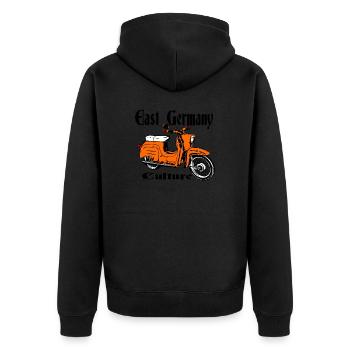 Simson Schwalbe Cyclomoteur RDA - Veste à capuche bio Premium Unisexe - noir - Dos - Nico (187cm)