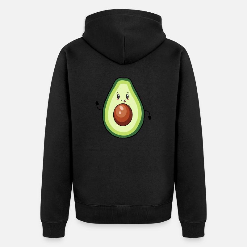 Avocat heureux - Veste à capuche bio Premium Unisexe - undefined