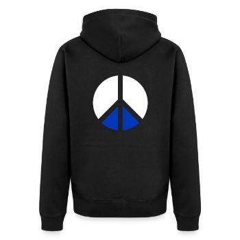 Israël Peace Fun Cadeau - Veste à capuche bio Premium Unisexe - noir - Dos - Nico (187cm)
