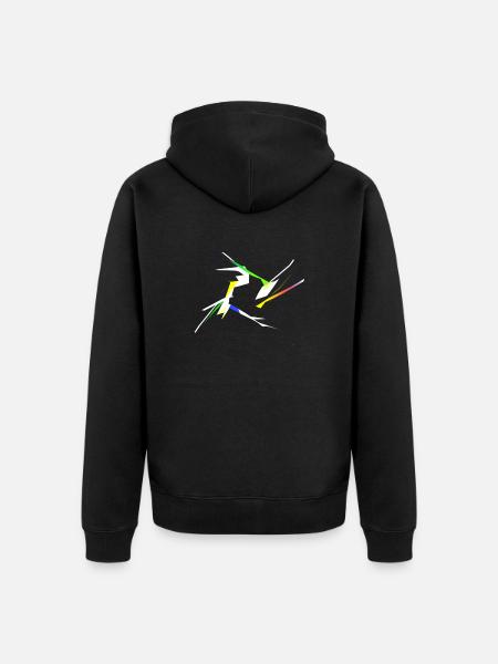 Modern Art - Unisex Premium Bio Zip Hoodie - Schwarz