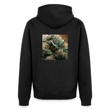 Légalisation de la conception de fleurs de cannabis pour tous2023 - Veste à capuche bio Premium Unisexe - noir - Dos - Nico (187cm)