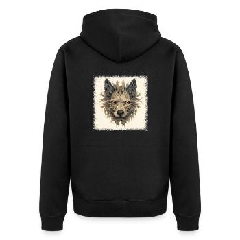 Geek Beagle Shirt Lover Golden Retriever - Veste à capuche bio Premium Unisexe - noir - Dos - Nico (187cm)