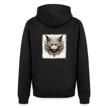 Cadeau Persan Animal Humour Drôle Dictons Cool - Veste à capuche bio Premium Unisexe - noir - Dos - Nico (187cm)