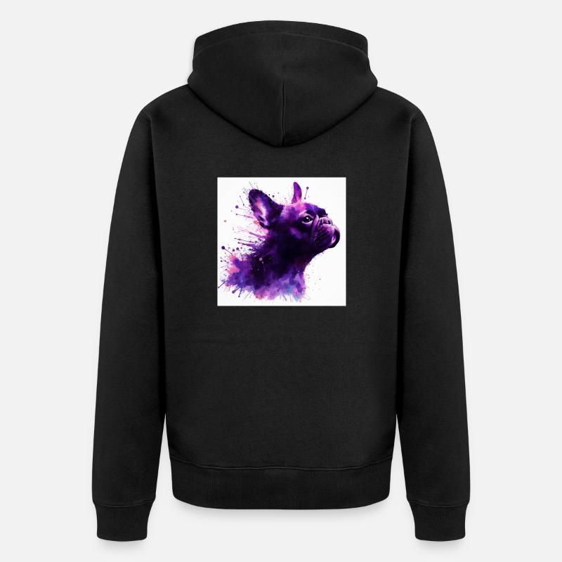Bully Love - Unisex Premium Bio Zip Hoodie - Schwarz