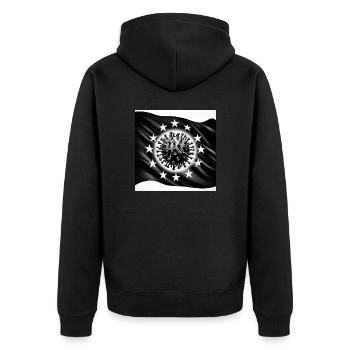 DO I HAVE TO EXPLAIN IT TO YOU...? - Unisex Premium Organic Zip Hoodie - black - Back - Nico (187cm)