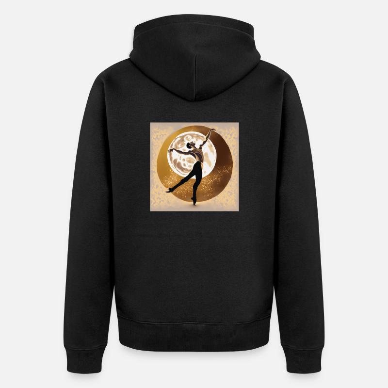 Die perfekte Kombination - Unisex Premium Bio Zip Hoodie - Schwarz