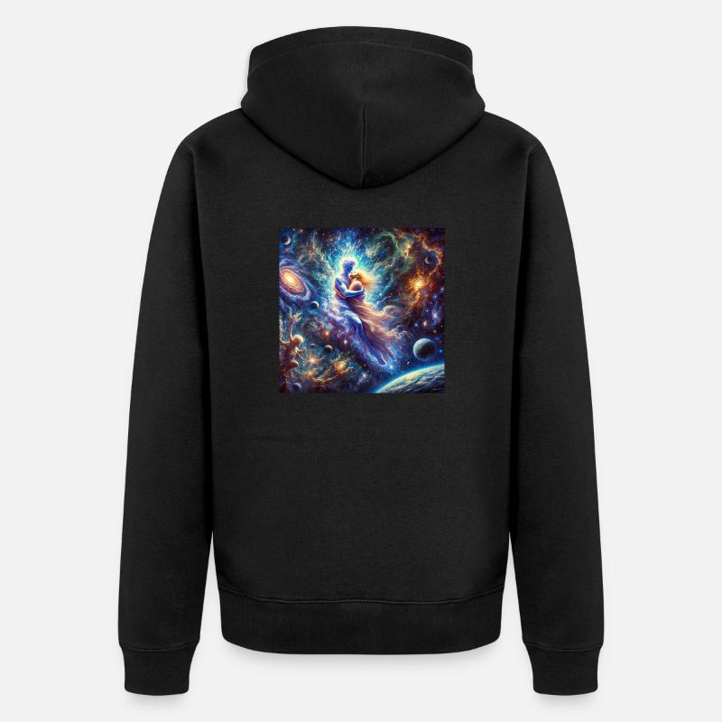 5EBAF71E 6C1A 47B3 BB1E 49B9DD25A6B8 - Unisex Premium Bio Zip Hoodie - Schwarz
