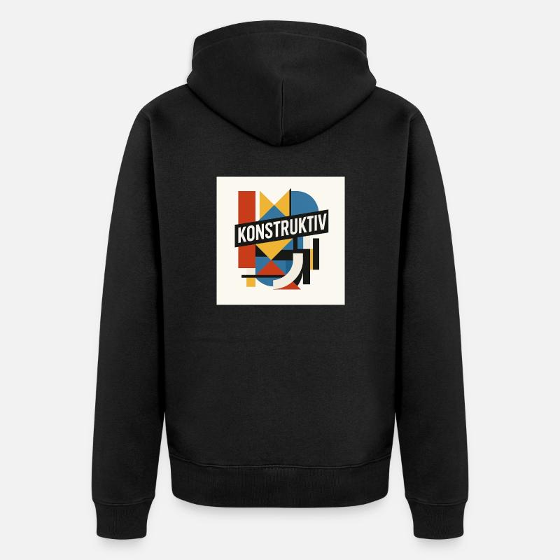 constructif - Veste à capuche bio Premium Unisexe - noir