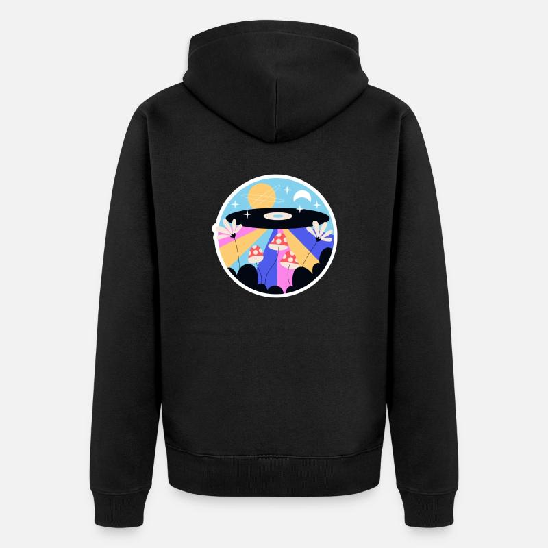 ET DISC - Veste à capuche bio Premium Unisexe - noir