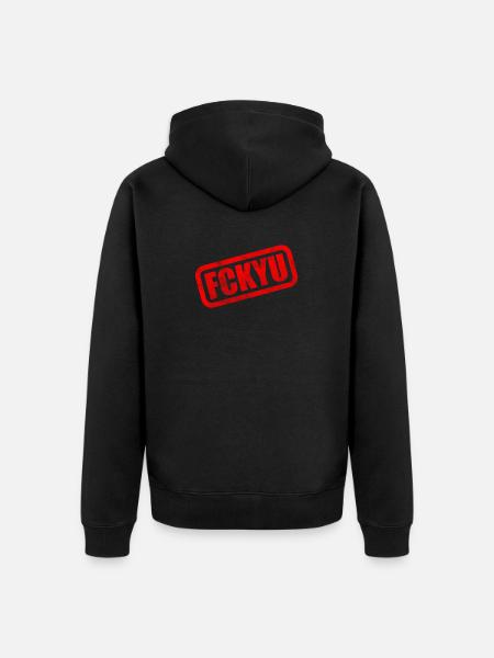 Numéro d’identification fiscale FCKYU - Veste à capuche bio Premium Unisexe - noir