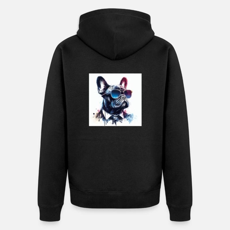 Bully le parrain - Veste à capuche bio Premium Unisexe - noir