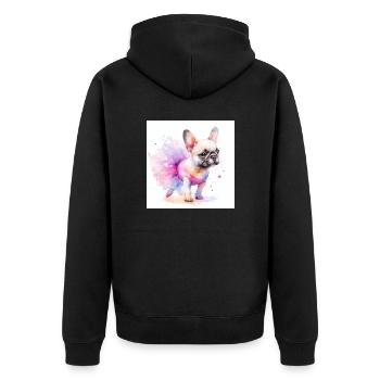 Bully Ballerine - Veste à capuche bio Premium Unisexe - noir - Dos - Nico (187cm)