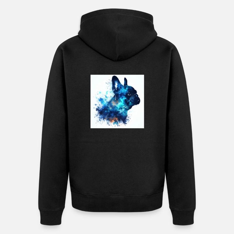 Bully Love - Unisex Premium Bio Zip Hoodie - Schwarz