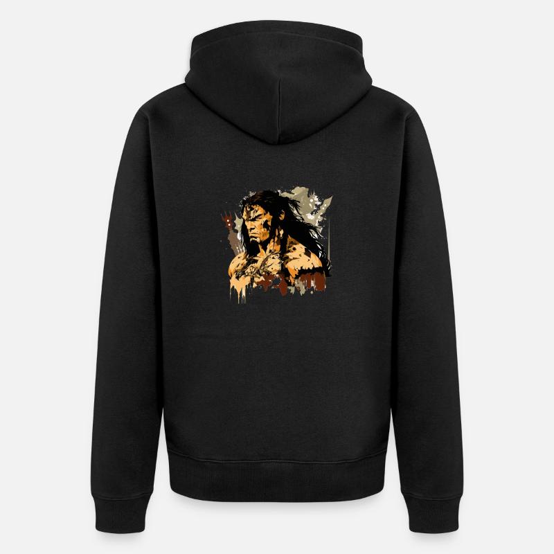 Conan le barbare - Veste à capuche bio Premium Unisexe - noir