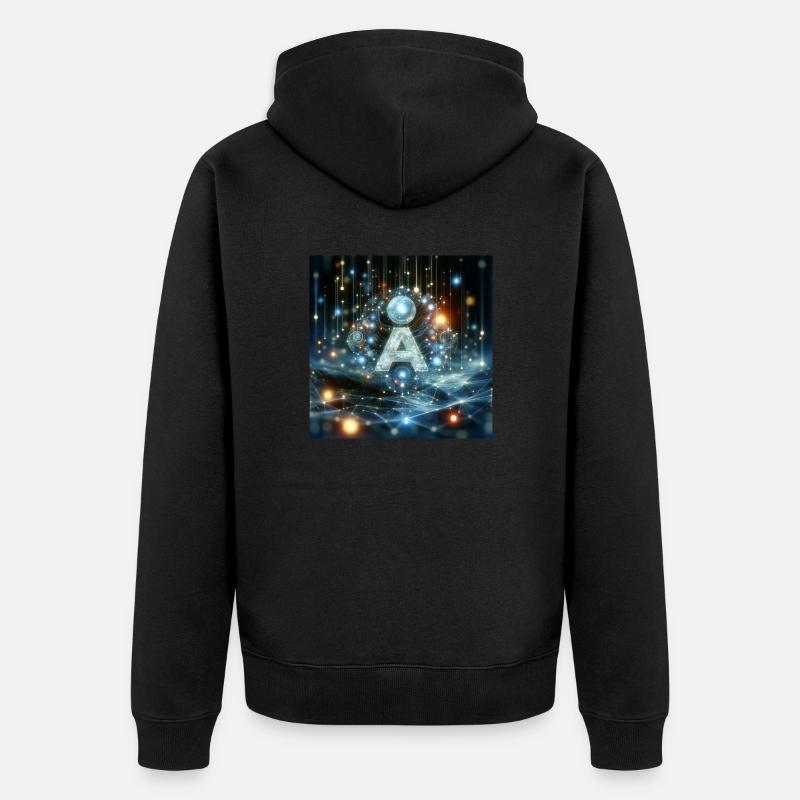 group1 2 - Unisex Premium Bio Zip Hoodie - Schwarz