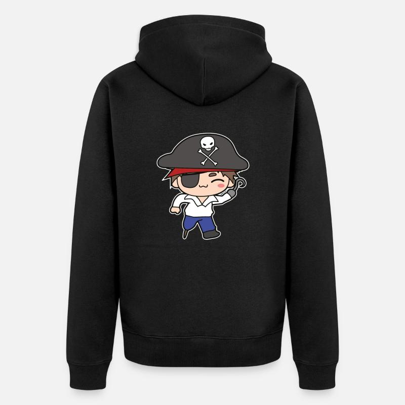 Pirat - Veste à capuche bio Premium Unisexe - noir