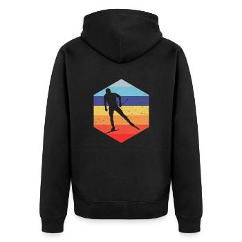 Ski de fond Ski de fond classique Ski de fond classique - Veste à capuche bio Premium Unisexe - noir - Dos - Nico (187cm)